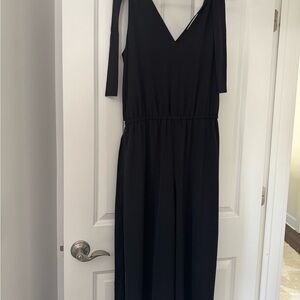 Michael Kors Black V-Neck Maxi Dress